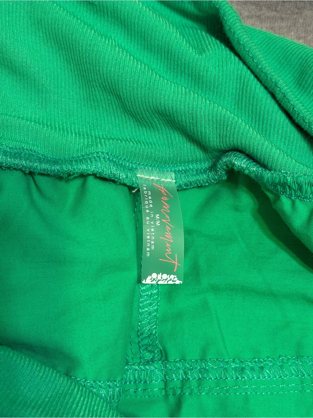 FP Movement by Free People Bright Green Cropped Wide-Leg Pants - Picture 5 of 7